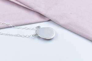 Collar hecho a mano Rosa Dalia turquesa plata esterlina Lariat con cadena ajustable de 18 pulgadas regalo de joyería único - Product Image 3