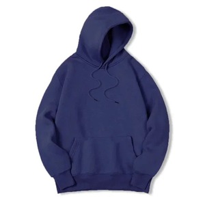 Sweat à capuche sans corde en coton épais de haute qualité Streetwear vierge personnalisé pour hommes Sweat à capuche personnalisé avec logo OEM - Product Image 1