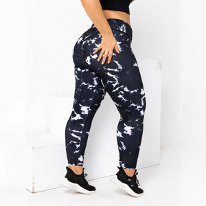 Mallas de entrenamiento personalizadas Spandex / Nylon para Yoga, mallas de secado rápido para Yoga, gimnasio, Fitness, venta en línea - Product Image 3