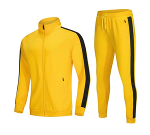 2025 derniers hommes survêtement évasé couleur unie conception respirant coton en gros respirant Sublimation survêtements décontractés pour hommes - Product Image 2