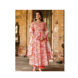 Ensemble de costumes pour femmes spécial été rayonne lourde les plus vendus vêtements indiens et pakistanais mariage pour femmes d'Inde - Product Image 1