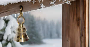 Handheld Brass Temple Bell Ghanti Indian Musical Instrument Accessory Home Diwali Decor Pooja <b>Mandir</b> Call Bell Christmas - Product Image 6