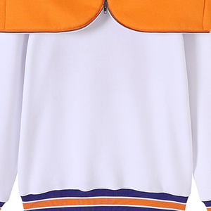 Sweat à capuche unisexe en polaire premium Lincoln University White Prep, broderie en chenille de bison, fermeture éclair, poche kangourou, équipement d'hiver pour les fans - Product Image 6