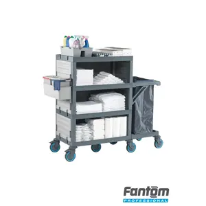 Carro de Limpieza Fantom Procart 431 de 300 lb y 4 Ruedas para Hospitales, Escuelas, Dormitorios y Otros Espacios - Product Image 2