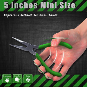 Alicates de Punta larga de 5 pulgadas de primera calidad, cadena de corte, herramientas de acero inoxidable, fabricación de joyas, envoltura de alambre, venta al por mayor, OEM INTENSO QUIRÚRGICO - Product Image 3