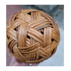 Bola de ratán tejida a mano de Vietnam para decoración del hogar, proveedor de bolas de ratán natural, Bola de ratán hecha a mano para mercados globales - Product Image 1