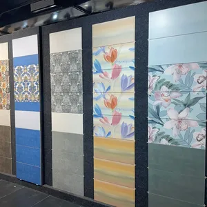 Carreaux muraux en céramique finition sucre avec surface perforée, couleur unie, 30x60, carreaux muraux spéciaux pour espace décoratif, série Sparkle - Product Image 1