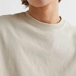 Streetwear surdimensionné pour hommes, t-shirt épais 100% coton, t-shirts à épaules tombantes, t-shirts épais 250gsm de grande taille pour hommes - Product Image 5