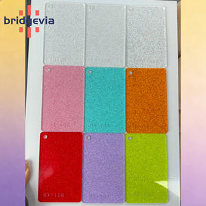 Feuille acrylique scintillante colorée personnalisée, épaisseur 3 mm, panneau acrylique transparent scintillant pour la signalisation, la décoration de meubles, l'affichage d'événements - Product Image 5