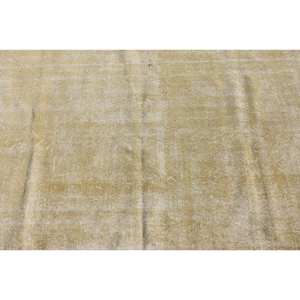 Tapis en laine jaune moderne de 4.3x7.2 pieds, tissage plat turc, grande surface, tapis de salon, motif patchwork pour adolescents - Product Image 5