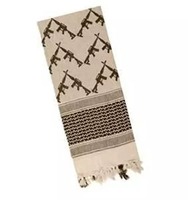 Écharpe ethnique Shemagh en coton 100% personnalisée, respirante et anti-poussière, motif camouflage pour hommes et femmes