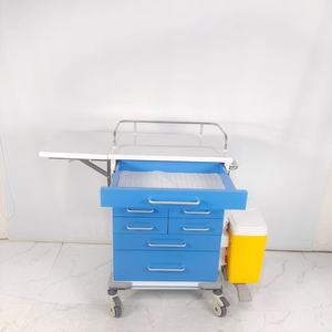 Đa-ngăn Kéo y tế Xe đẩy cho bệnh viện sử dụng, điều dưỡng Thiết bị giỏ hàng với mở rộng bàn - Product Image 4