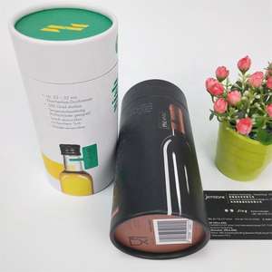 Caja de Embalaje Redonda de Cartón Kraft para Champán, Ecológica, Impresión a Todo Color, Embalaje para Vino y Whisky, Tubo de Papel con Logotipo Personalizado - Product Image 5