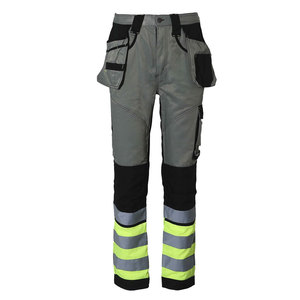 กางเกงนิรภัย Hi VIS แบบปรับแต่งได้หลากสีดีไซน์ของคุณเองสดใหม่กางเกงทำงาน Hi VIS แบบแห้งเร็ว - Product Image 3