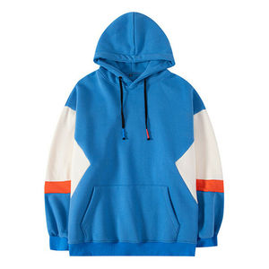 เสื้อมีฮู้ดแบบสวมหัวสำหรับผู้ชายผ้าฝ้าย100% ปรับแต่งได้ดีไซน์สีล้วนสำหรับฤดูหนาว - Product Image 4