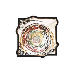 100% Silk Designer Printed Square Scarf for All Seasons - Product Image 1