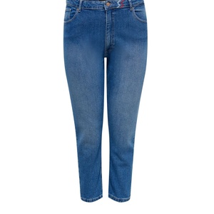 Trending <b>Women's</b> High <b>Waist</b> Straight Plus Size Denim <b>Jeans</b> with Customizable Options Super Quality OEM Service - Product Image 3