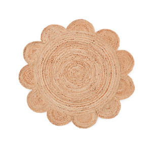 Rugs and Carpets Online <b>Hand</b> Woven <b>Natural</b> Linen Colours Jute Braided <b>Natural</b> Rug for Living Room Entryway Rug - Product Image 2