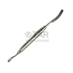 ตะไบกระดูกฟันด้ามกลวงแบบสองด้านตะไบมีดสแตนเลสคมฟันเครื่องมือทางการแพทย์ทางปากคุณภาพสูง - Product Image 1