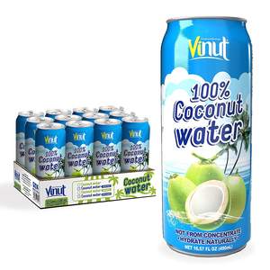 490ml para puré de agua de coco recién exprimido sin pulpa fabricante de Vietnam precio de fábrica OEM ODM Etiqueta Privada exportación al por mayor - Product Image 1