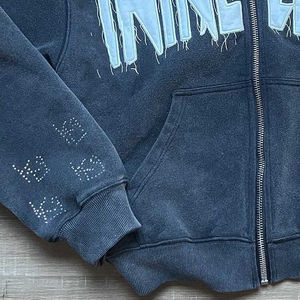 Sweat à capuche lourd en vente à chaud sweat à capuche avec logo personnalisé pour hommes sweats à capuche à broderie 3D personnalisés - Product Image 2