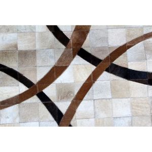 Tapis de sol de voiture en cuir véritable avec poils - Product Image 2