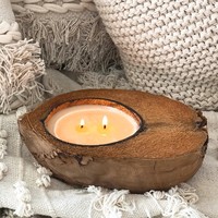 Bougies personnalisables les plus vendues avec cire végétale de qualité supérieure et pots en demi-coquille de noix de coco recyclée