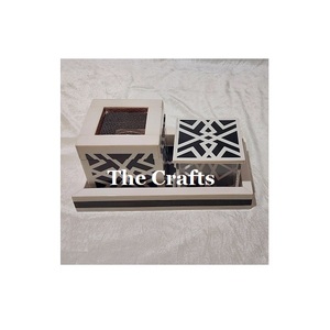 Mabkhara de madera con caja y bandeja, tamaño y forma personalizados, quemador de incienso Mabkhara para uso en bodas y fiestas. - Product Image 5