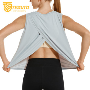 เสื้อกล้ามสำหรับผู้หญิงเสื้อกล้ามเล่นกีฬาโยคะสำหรับยิมเสื้อกล้ามพิมพ์ลายได้ตามต้องการ - Product Image 1