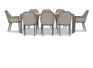 Stylish Modern Rattan Outdoor Garden Furniture Braided Terrace <b>Dining</b> Table <b>Chairs</b> for Restaurant Hotel Park | Horti Club-UV - Product Image 6