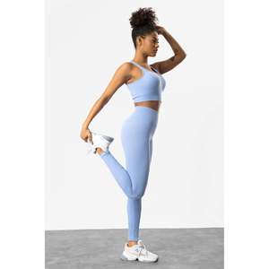Collants de compression sans couture de style décontracté 00202 avec taille mi-haute - Product Image 3