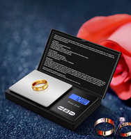 Timbangan Perhiasan Digital Portabel Baja Anti Karat Emas 1kg/0.1g Baterai AAA Isi Ulang 500g 0.01g