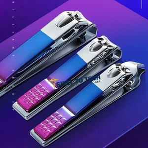 Vente en gros, coupe-ongles en acier inoxydable, outils, ensemble cadeau, ensemble de manucure et pédicure avec étui en cuir, Kit de manucure - Product Image 4