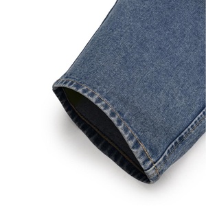 Pantalones Vaqueros de Mezclilla Ajustados y Anchos para Hombre, 100% Algodón, Ropa Unisex, Vietnam, Cintura Media, Estilo Moderno - Product Image 3