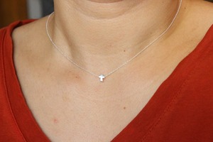 Collar con Forma de Cruz para Mujer, Joyería de Plata Estilo Boho, Plata de Ley 925, Collar Hecho a Mano de Moda, Regalo para Ella - Product Image 4