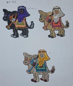 Parches Bordados de Hilo de Poliéster Ecológicos y Duraderos para Prendas y Bolsos, Disponibles al por Mayor para Alta Costura y Moda - Product Image 2