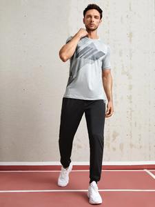 Quick Dry Sports Poliéster Fitness Workout Active Wear Camisetas para hombres Venta al por mayor Ropa de gimnasio para hombres Camisetas - Product Image 5