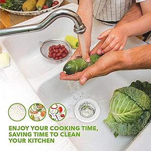 Colador de fregadero de acero inoxidable, escurridor de cocina, cesta de lavabo, tapón de filtro, escurridor Jali de cocina y baño - Product Image 5