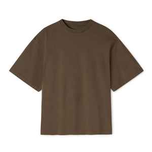 เสื้อยืดผ้าฝ้าย 100% แบบยูนิเซ็กซ์ พร้อมโลโก้สั่งทำ เสื้อยืดเปล่าคุณภาพสูงสำหรับผู้ชาย ลายเรียบ ผ้าทอ - Product Image 1