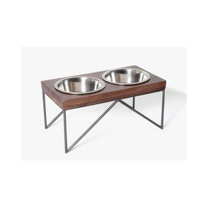 Iron & Wood <b>Stand</b> Decorative Double Assorted Product <b>Dog</b> <b>Bowl</b> Luxury Wooden <b>Dog</b> <b>Bowl</b> for Home Decor Base - Product Image 4