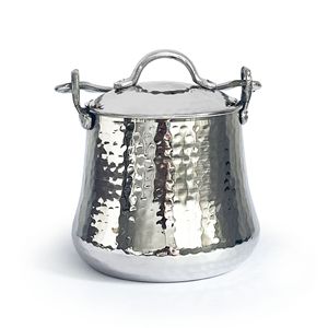 Couvercle de seau en cuivre marron martelé à la main, style campagnard, Bakrac turc plat de haute qualité, design authentique, fraîcheur durable - Product Image 1