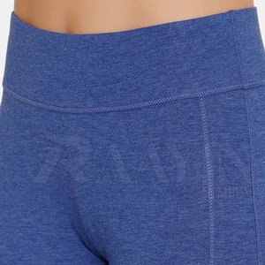 Legging pour femme 100% coton, taille mi-haute, antibactérien, respirant, haute qualité, vêtement de fitness, logo personnalisable, faible MOQ, style décontracté - Product Image 6