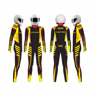 Traje anticorte universal de nivel 3 para hombres y mujeres, traje de piel Go-kart de tela estirada de cuatro lados, ropa de carreras Go-kart