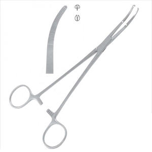 EMMET Pince à éponge et pansement 23cm droite et courbe/pince de chirurgie/pince à touffes médicale - Product Image 5