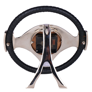 Horloge de bureau à bord classique moderne Twist contemporain sur un design intemporel avec fonction à piles - Product Image 4