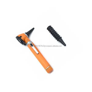 Electric Compact Fiberoptic <b>Otoscope</b> Stainless Steel Orange Color High-Definition Illumination CE ISO Certified OEM Private - Product Image 4