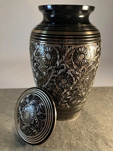 Cremation <b>Urn</b> for Adult Human Ashes <b>Large</b> Handcrafted Funeral Memorial Decorative Burial <b>Urn</b>, Funeral Cremation <b>Urns</b> at bulk - Product Image 2
