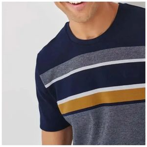 T-shirts unis imprimés à logo personnalisé à séchage rapide 100% coton pour hommes - Product Image 3