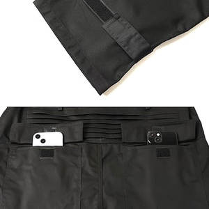 Combinaison de travail imperméable en polyester bicolore haute visibilité pour homme, conforme à la norme ANSI Classe 1, avec bandes réfléchissantes et éclairage LED - Product Image 6