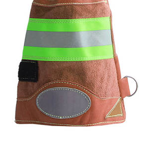 ถุงมืองานเชื่อมหนังถุงมือดับเพลิงที่มีหลายขนาดและสีพื้น - Product Image 4